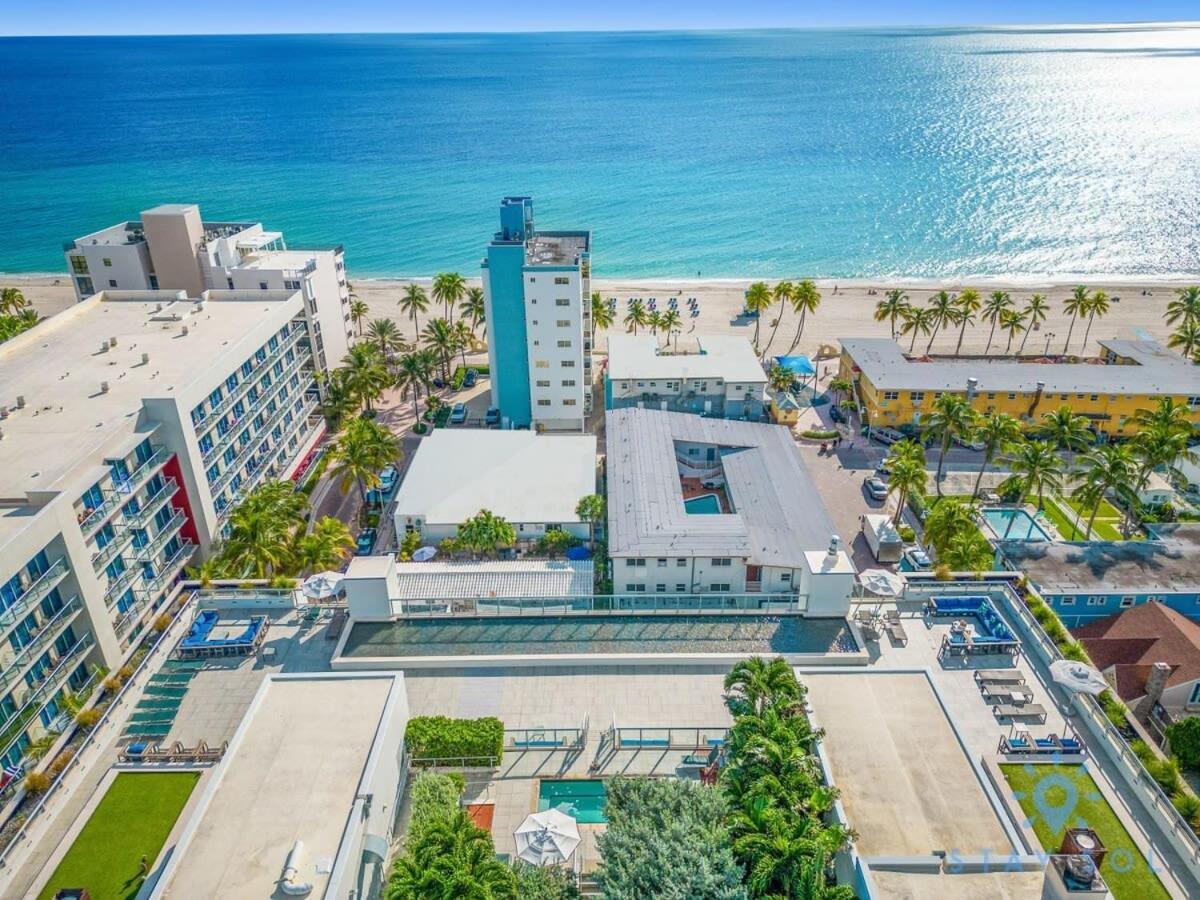 Rooftop Pool - Ocean View Balcony - Hollywood Beach Luaran gambar