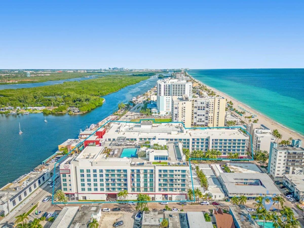 Rooftop Pool - Ocean View Balcony - Hollywood Beach Luaran gambar