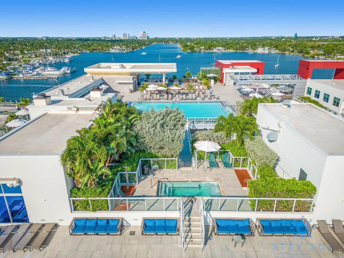 Rooftop Pool - Ocean View Balcony - Hollywood Beach Luaran gambar